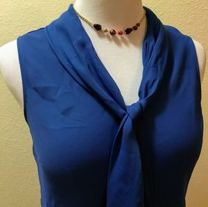 Anne Klein Scarf Blouse